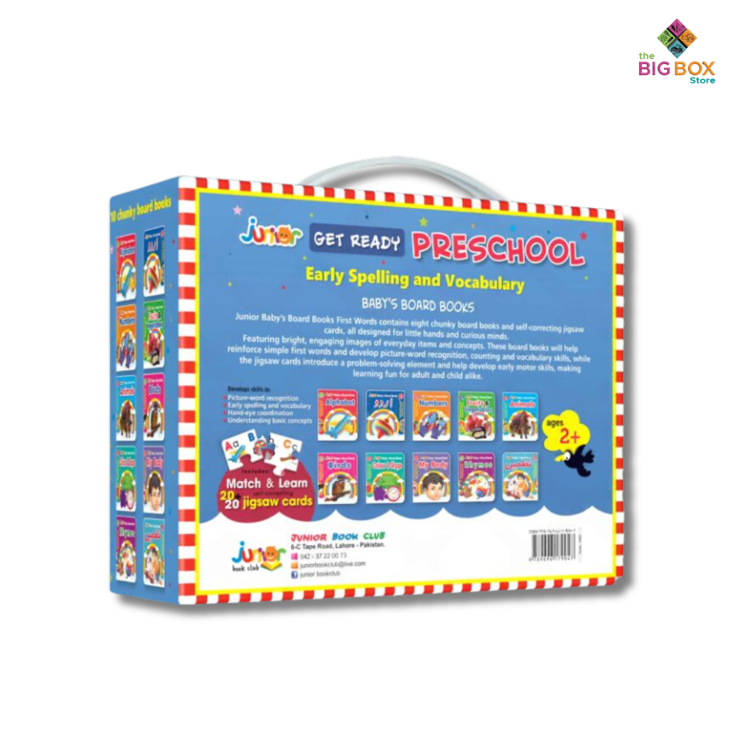 Get Ready Preschool Baby’s Board Books Set