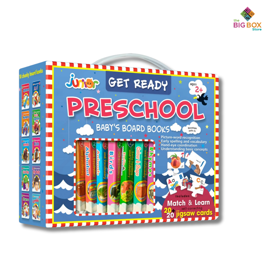 Get Ready Preschool Baby’s Board Books Set