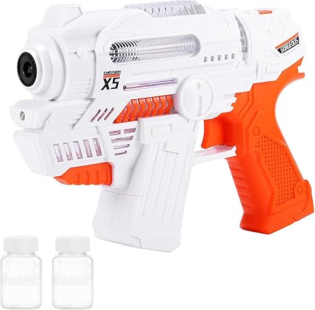 Bubble Machine Gun With Light & Sound Gun