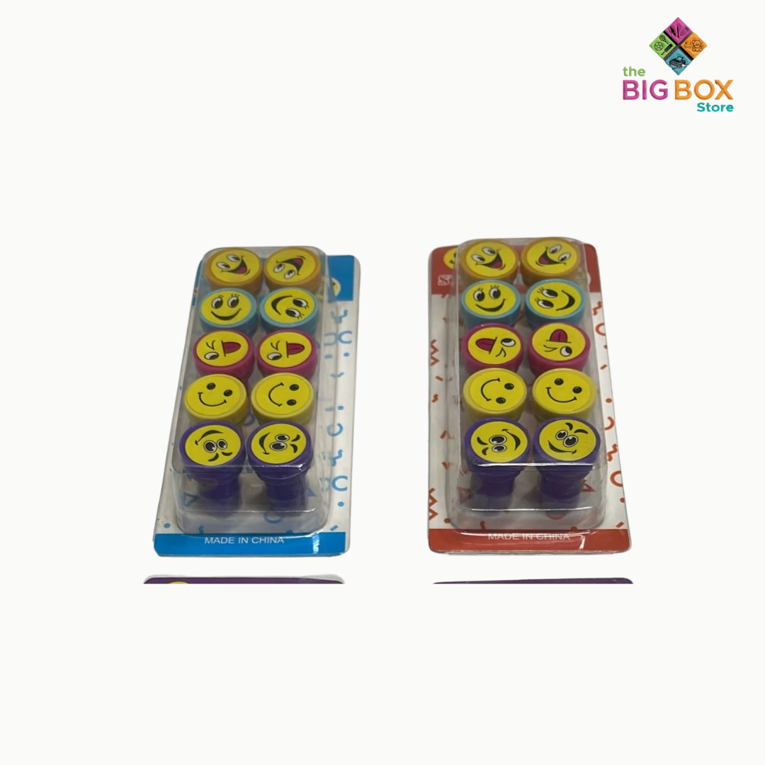 Smile Emoji Stamps  Pack of 10
