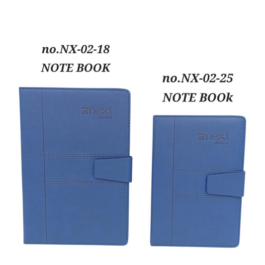 Premium Leather Notebook - Blue