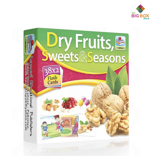 Dry Fruits, Sweets & Seasons Flash Cards